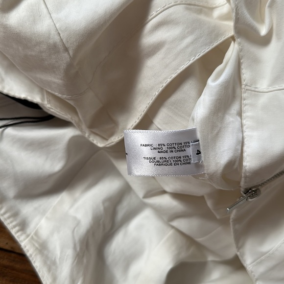 Proenza Schouler White Linnen Mini Dress Sz 4 **NWT** - Picture 9 of 12